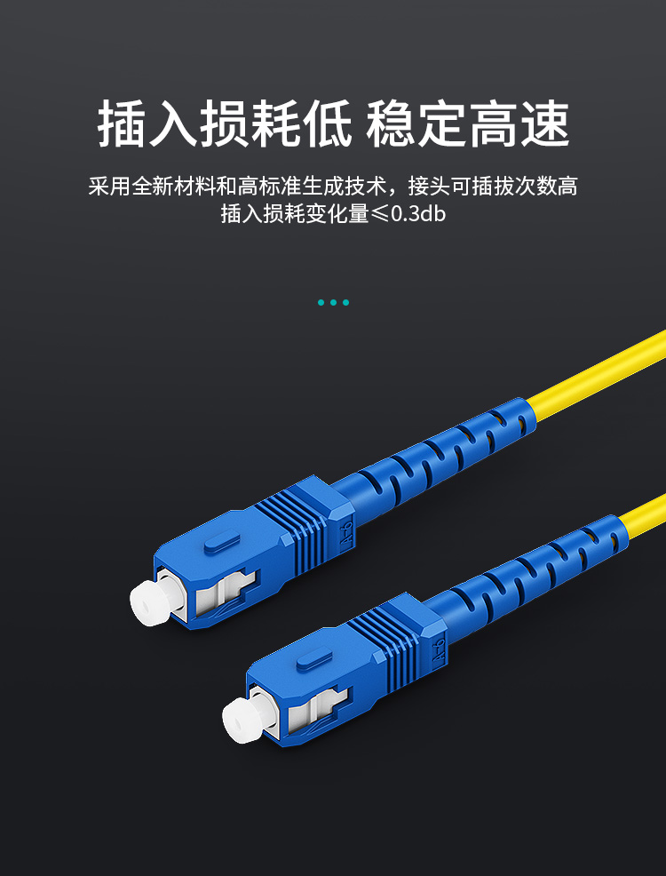 电信级单模万兆光纤跳线 单模单芯Φ3.0（SC-SC，9/125）_http://www.haile-cn.com.cn_布线产品_第3张