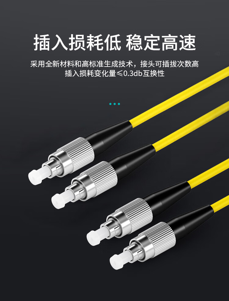 电信级单模万兆光纤跳线 单模双芯Φ2.0（FC-FC，9/125）_http://www.haile-cn.com.cn_布线产品_第3张