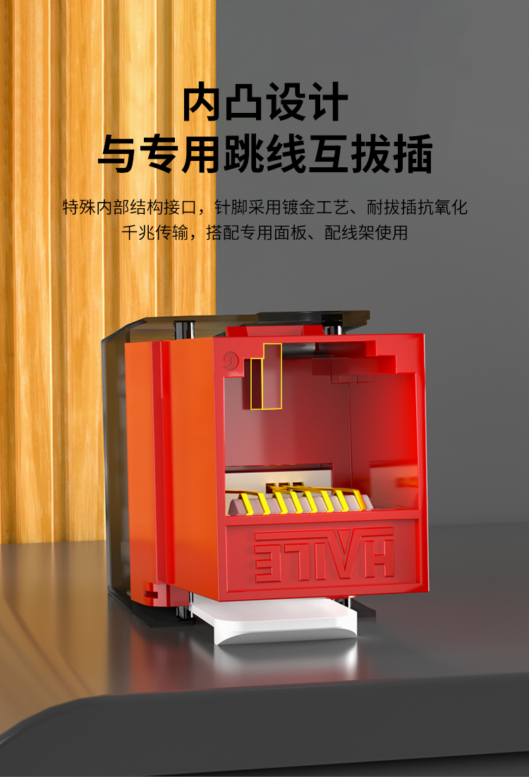 HAILE海乐内外网非屏蔽专网模块红色HT-6-A_http://www.haile-cn.com.cn_专网非屏蔽产品_第2张