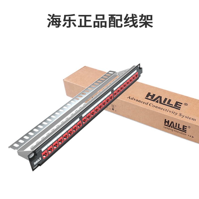 HAILE海乐 内外网屏蔽配线架红色 HP-3124F(红A)_http://www.haile-cn.com.cn_专网屏蔽产品_第2张