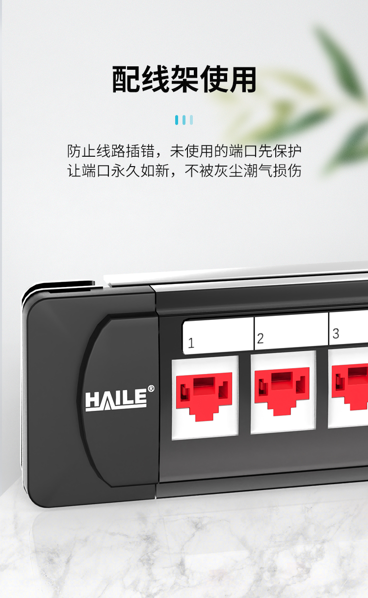 HAILE海乐 网络接口封堵器 网口安全锁 RJ45端口锁可拆卸 红色24个 HT-FDA_http://www.haile-cn.com.cn_专网产品_第5张